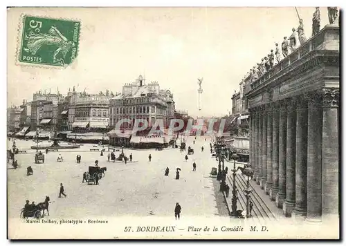 Cartes postales Bordeaux Place de la Comedie