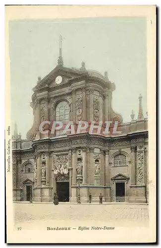 Cartes postales Bordeaux Eglise Notre Dame