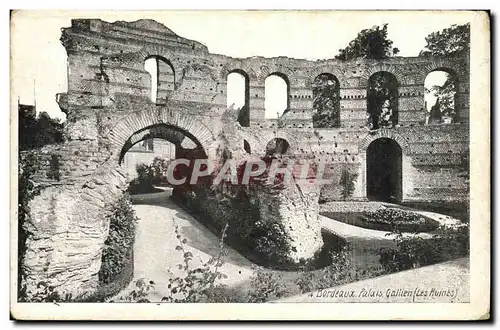 Ansichtskarte AK Bordeaux Palais Galien les ruines