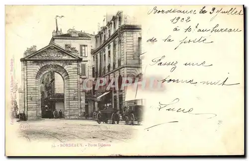 Cartes postales Bordeaux Porte Dijeaux