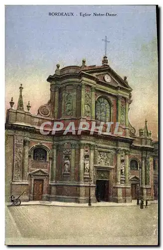 Cartes postales Bordeaux Eglise Notre Dame