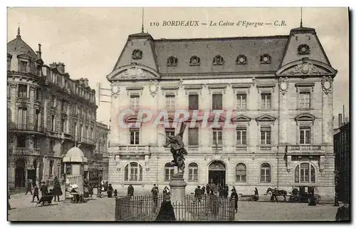 Cartes postales Bordeaux La Casse d Epargne