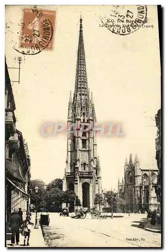 Cartes postales Bordeaux La tour St Michel