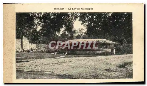 Cartes postales Manciet Le Lavoir Municipal