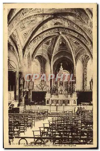 Cartes postales Tournecoupe Interieur de L Eglise