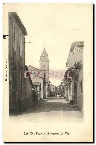 Cartes postales Lannepax Avenue de Vic