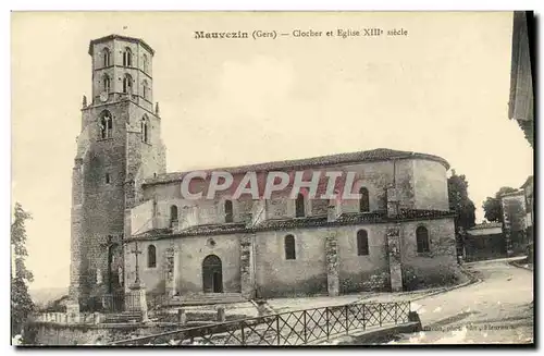Cartes postales Mauvezin Clocher et Eglise