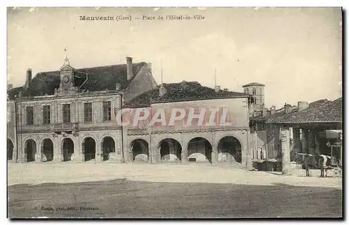 Cartes postales Mauvezin Place de L Hotel de Ville