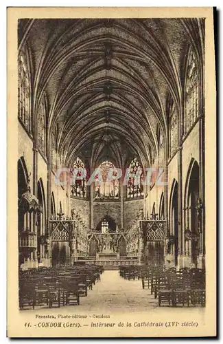 Cartes postales Condom Interieur de la Cathedrale