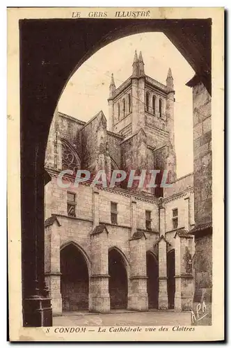 Cartes postales Condom la Cathedrale Vue des Cloitres