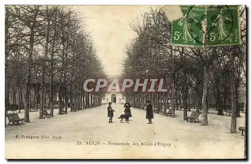 Cartes postales Auch Promenade des Allees d Etigny