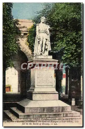 Cartes postales Auch Statue du general Espagne tue a la bataille d Essling