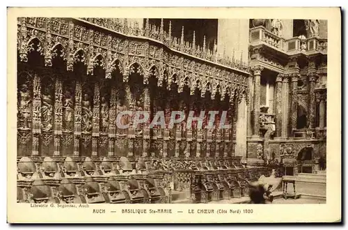 Cartes postales Auch Basilique Ste Marie Le Choeur