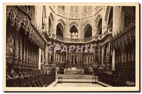 Ansichtskarte AK Auch Basilique Sainte Marie Le Choeur