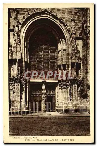 Cartes postales Auch Basilique Ste Marie Porte Sud