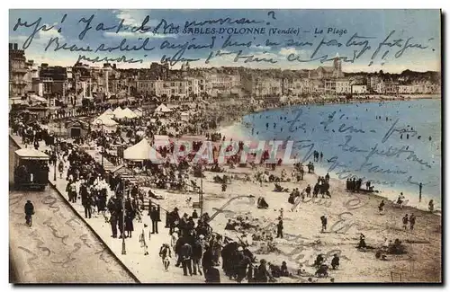 Cartes postales Les Sables D Olonne La Plage