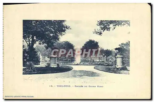 Cartes postales Toulouse Entree Du Grand Rond