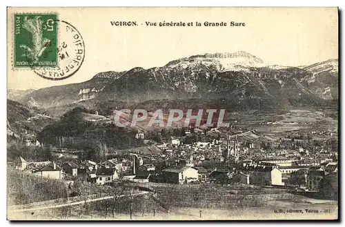 Cartes postales Voiron Vue Generale et la Grande Sure