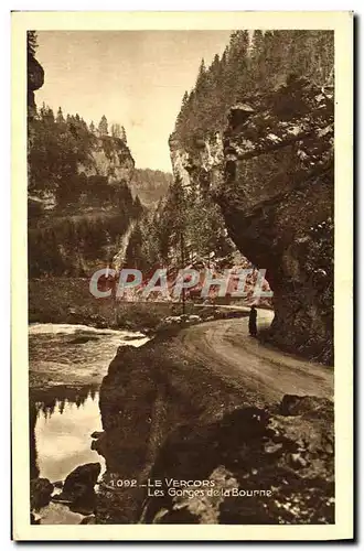 Ansichtskarte AK Le Vercors Les Gorges de la Bourne