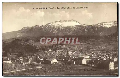 Cartes postales Voiron Vue Generale et la Grand Sure