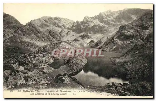 Cartes postales Ascension de Belledonue Le Lac Long Les Lozieres et la Grand Lance