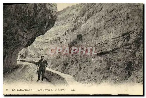 Ansichtskarte AK Le Dauphine Les Gorges de la Bourne