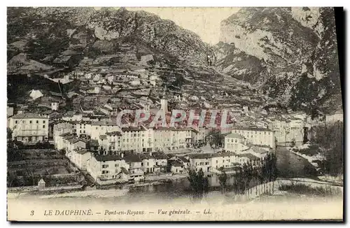 Cartes postales Le Dauphine Pont en Royans Vue generale