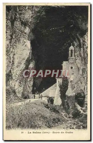 Ansichtskarte AK Dauphine Grottes de la Balme Entree des Grottes