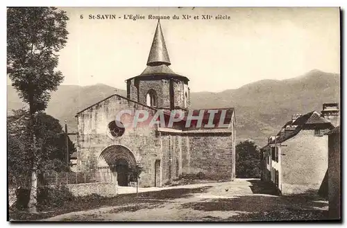 Cartes postales St Savin L Eglise Romane du 11 et 12eme