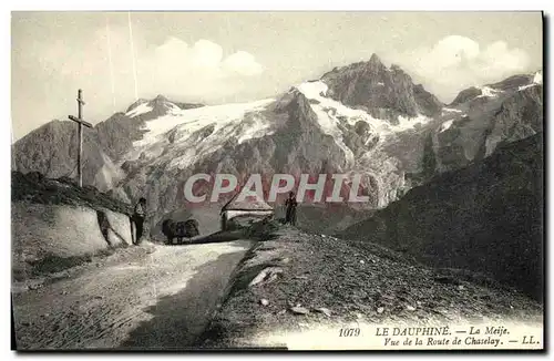 Cartes postales Le Dauphine La Meije Vue de la Route de Chaselay