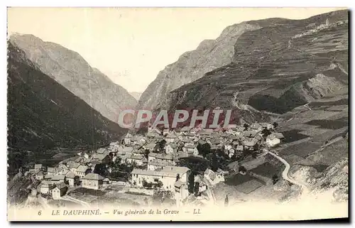 Cartes postales Le Dauphine Vue generale de la Grave