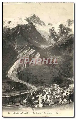 Cartes postales Le Dauphine La Grave et la Meije