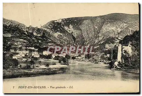 Cartes postales Pont en Royans Vue generale