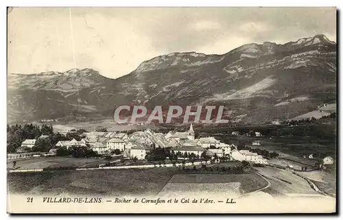 Cartes postales Villard de Lans Rocher de Cornafion et le col de l Arc