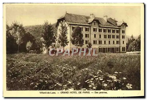 Ansichtskarte AK Villard de Lans Grand Hotel de Paris Les prairies