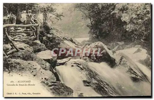 Cartes postales Allevard Cascade du Bout du Monde