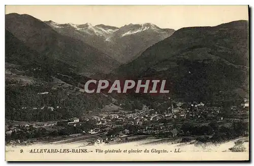 Ansichtskarte AK Allevard les Bains Vue generale et glacier du Gleyzin