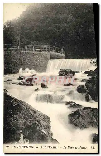 Cartes postales Le Dauphine Allevard Le Bount de Monde