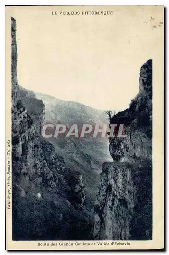 Cartes postales Route Grands Goulets et Vallee d Echevis