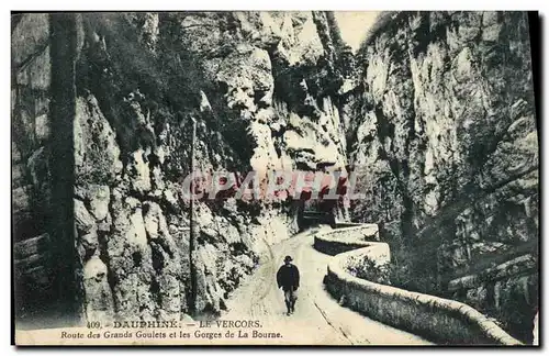 Ansichtskarte AK Dauphine Le Vercors Route des Grands Goulets et les Gorges de la Bourne