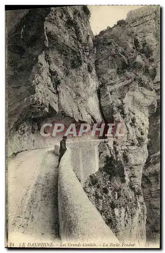 Cartes postales Le Dauphine Les Grands Goulets La Roche Fendue