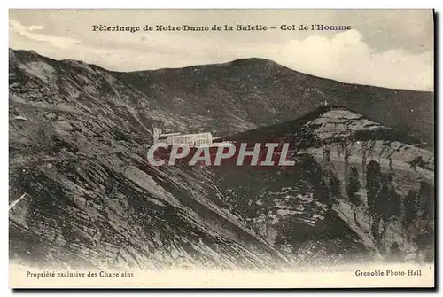 Cartes postales Pelerinage de Notre Dame de La Salette col de l Homme