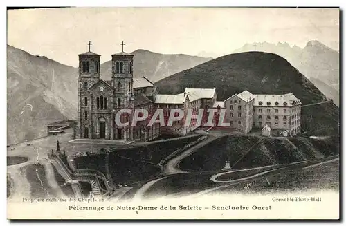 Cartes postales Pelerinage de Notre Dame de La Salette Sanctuaire Ouest