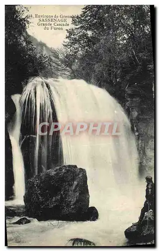 Cartes postales Environs de Grenoble Sassenage Grande Cascade du Furon