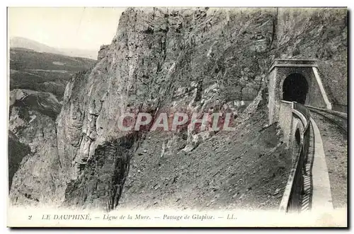 Cartes postales Le Dauphine Ligne de la Mure Passage de Glapisse