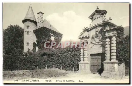 Cartes postales Le Dauphine Vizille Entree du Chateau