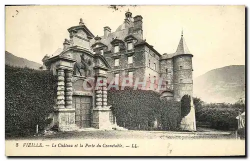 Ansichtskarte AK Vizille Le Chateau et la Porte du Connetable