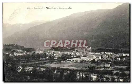 Cartes postales Dauphine Vizille Vue generale