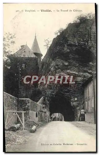 Cartes postales Dauphine Vizille Le Tunnel du Chateau