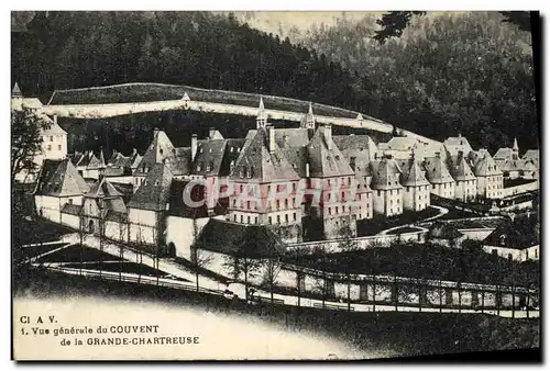 Cartes postales Vue generale du Couvent de la Grande Chartreuse